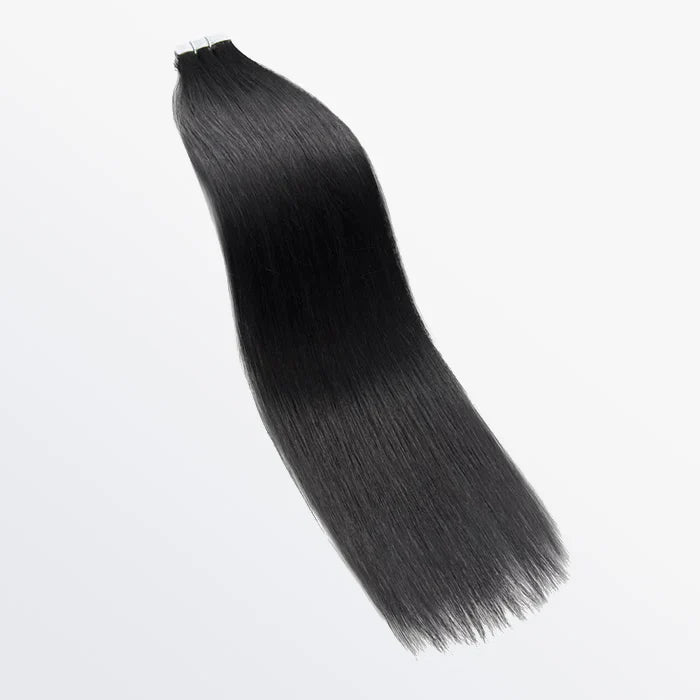 Bailey Hair Company Premium Quality Straight Tape In Remy Hair Extensions #1 Jet Black