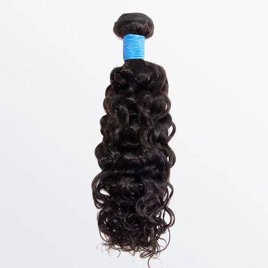 Bailey Hair Company 10-30 Inch Water Wave Virgin Brazilian Hair #1B Natural Black