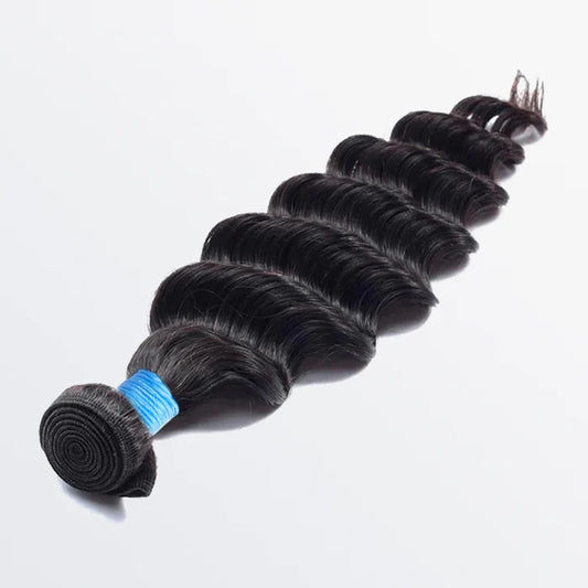 Bailey Hair Company 12-26 Inch Loose Deep Virgin Brazilian Hair #1B Natural Black