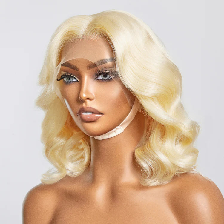 Bailey Hair Company #613 13x4 Pre-Plucked Lace Front Body Wave Bob Wig 150% Density