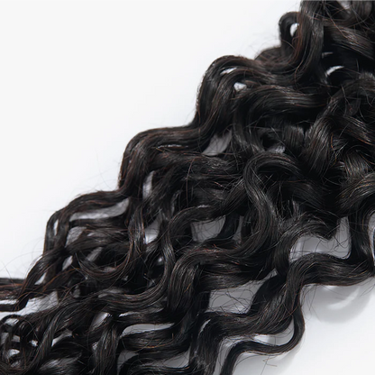 Bailey Hair Company 18-26 Inches Raw Vietnam Hair Bundles Burmese Curly #1B Natural Black