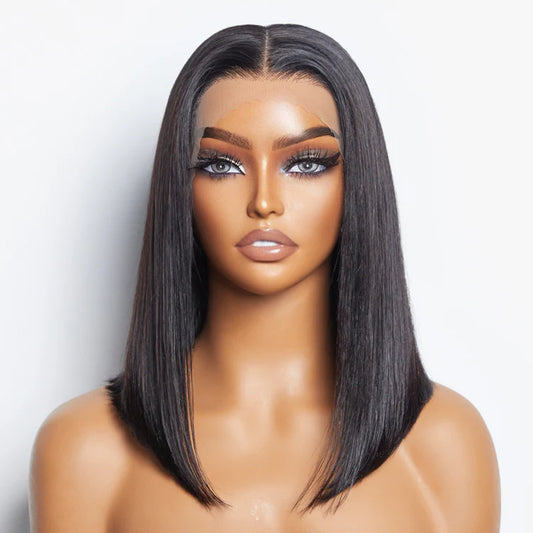 Bailey Hair Company Pre-Plucked 13x4 Lace Front Straight Bob Wig 150% Density