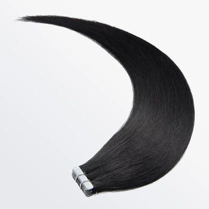 Bailey Hair Company Premium Quality Straight Tape In Remy Hair Extensions #1 Jet Black