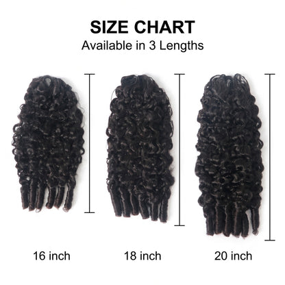 Burmese Curly Feather Crochet Human Hair for Braids