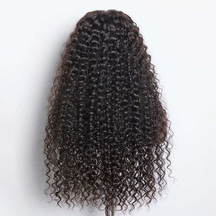 Bailey Hair Company 18-26inch #1B Deep Wavy 5x5 HD Front Lace Wig 180% Density