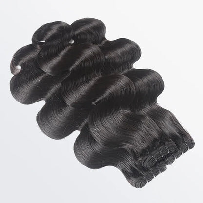 Bailey Hair Company 18-30 Inches Raw Vietnam Hair Bundles Body Wavy #1B Natural Black