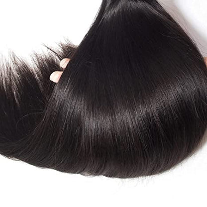 Straight Indian Virgin Human Hair Bundle(Premium)