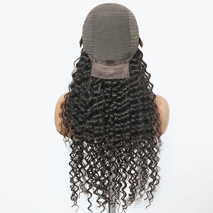 Bailey Hair Company 180% Density HD 13x4 Full Frontal Lace Wig Deep Wave