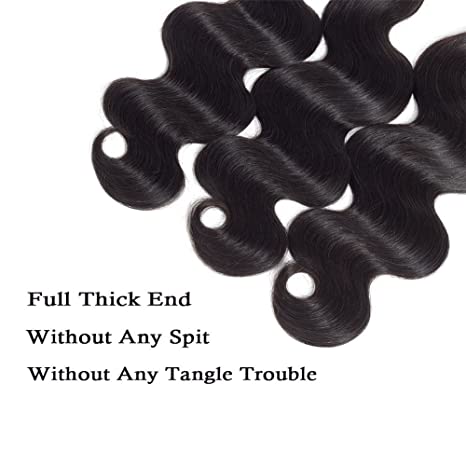 Riverwood Body Wave Indian Virgin Human Hair Bundle(Premium)