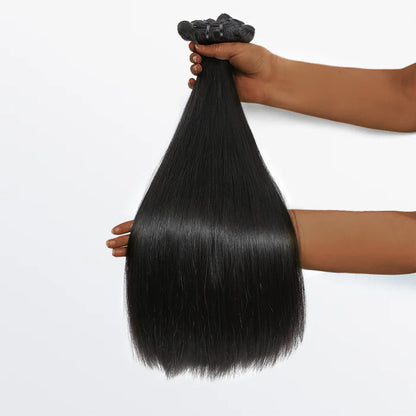 Bailey Hair Company 18-30 Inches Raw Vietnam Hair Bundles Straight #1B Natural Black