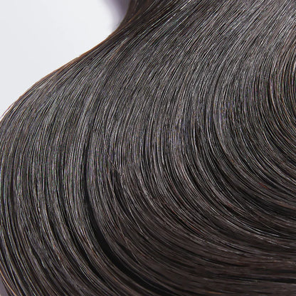Bailey Hair Company 10-30 Inch 12A Premium Raw Indian Hair Body Wavy #1B Natural Black｜One Bundle