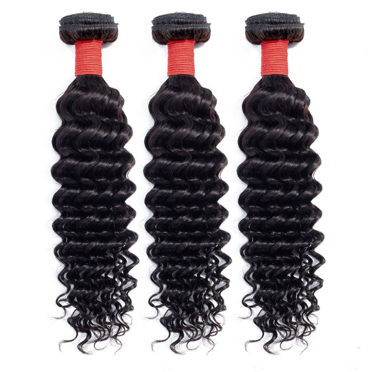 Riverwood Deep Wave Indian Virgin Human Hair Bundle(Premium)