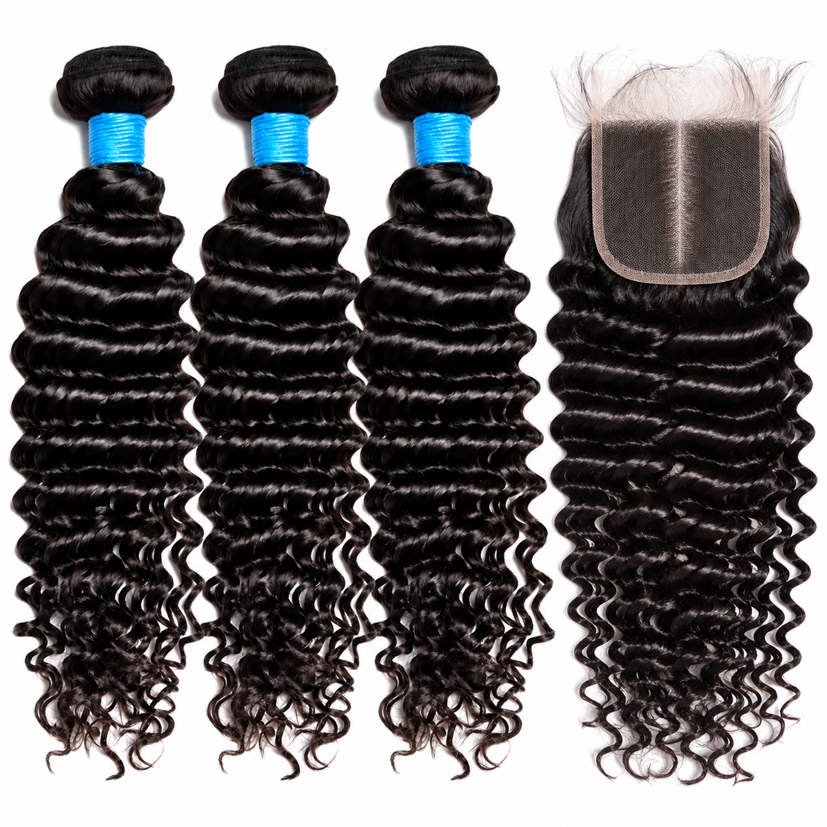 10A Virgin Hair 3 Bundles + 4×4 Closure Deals