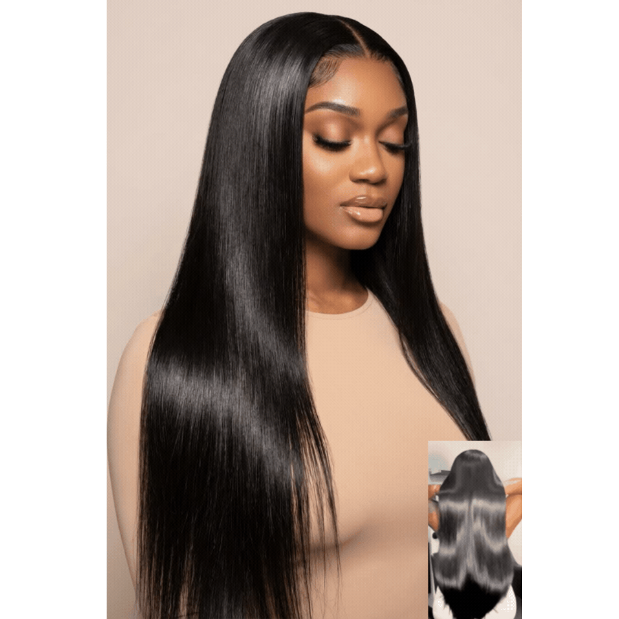 Straight Indian Virgin Human Hair Bundle(Premium)