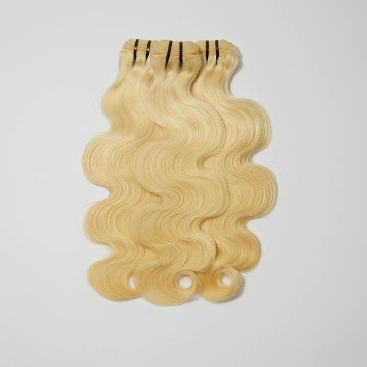 12-30 Inch 12A Raw Hair #613 Lightest Blonde Body Wavy