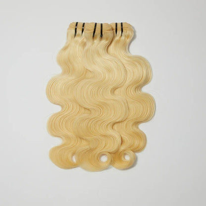 12-30 Inch 12A Raw Hair #613 Lightest Blonde Body Wavy