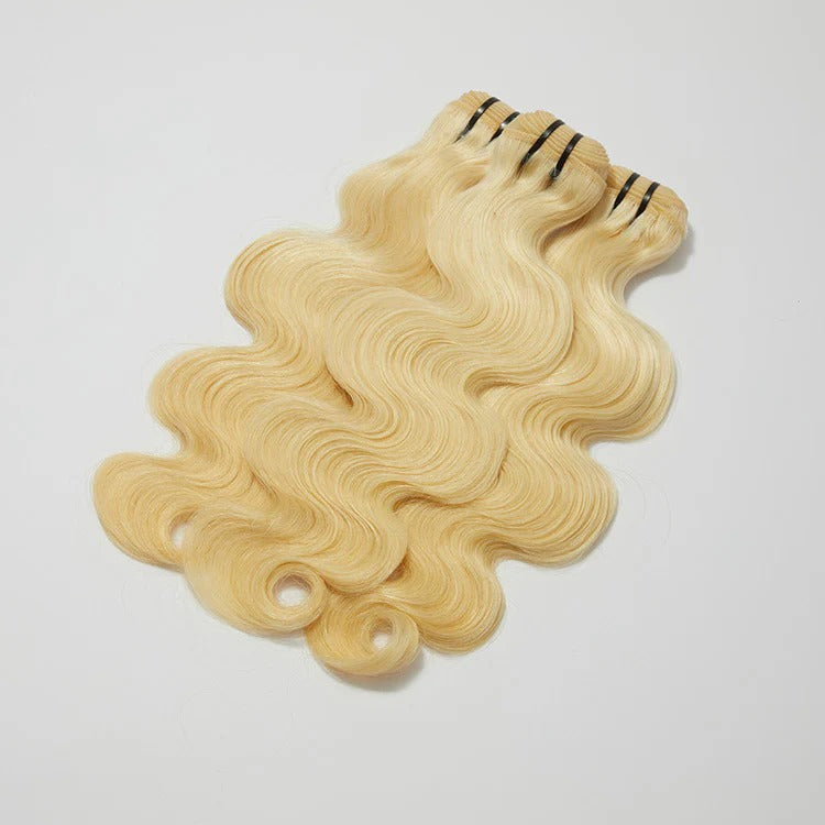 12-30 Inch 12A Raw Hair #613 Lightest Blonde Body Wavy