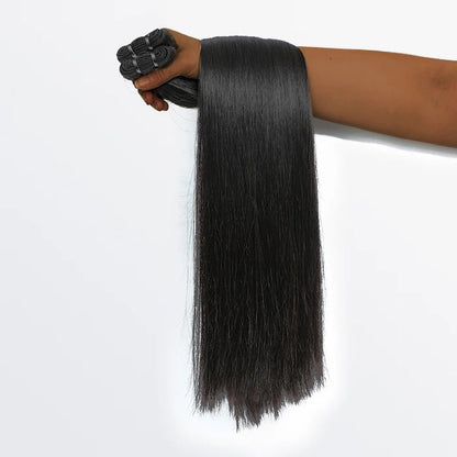 14-30 Inches Raw Vietnam Hair Bundles Straight #1B Natural Black