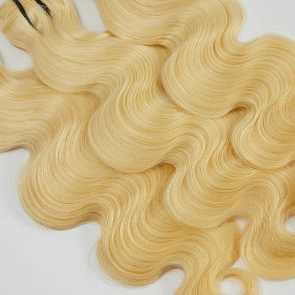 12-30 Inch 12A Raw Hair #613 Lightest Blonde Body Wavy