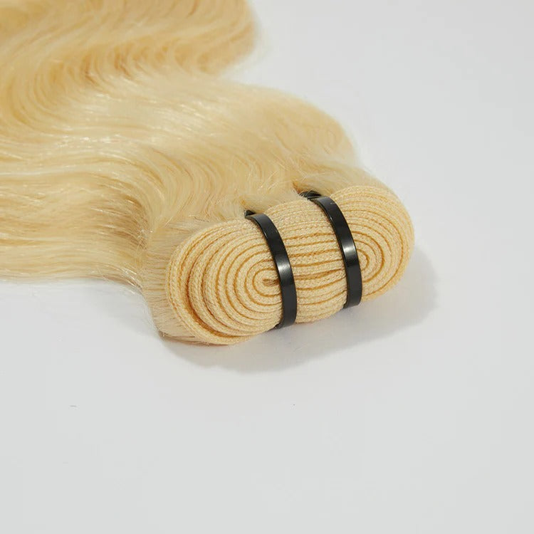 12-30 Inch 12A Raw Hair #613 Lightest Blonde Body Wavy