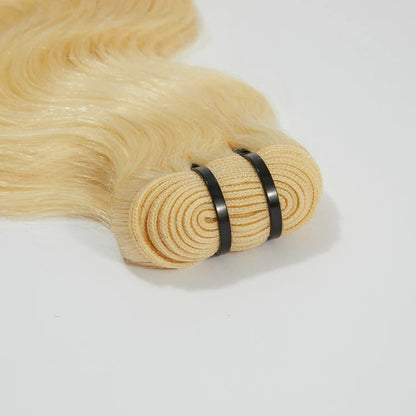 12-30 Inch 12A Raw Hair #613 Lightest Blonde Body Wavy