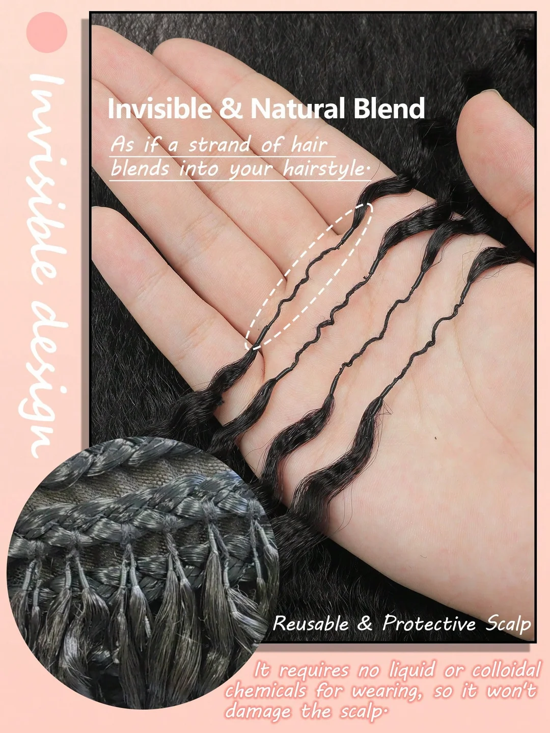 Deep Wave Feather Crochet Human Hair Extension