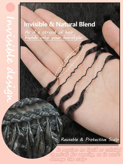 Deep Wave Feather Crochet Human Hair Extension