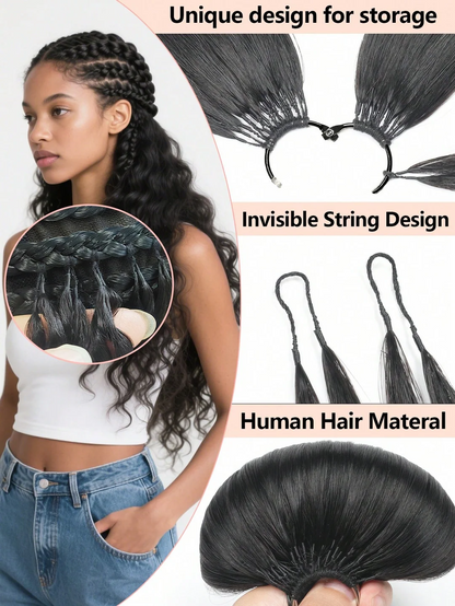 Deep Wave Feather Crochet Human Hair Extension