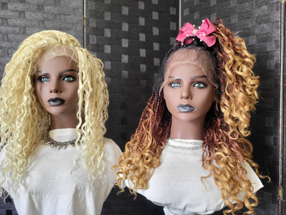 Copper braid custom wig unit